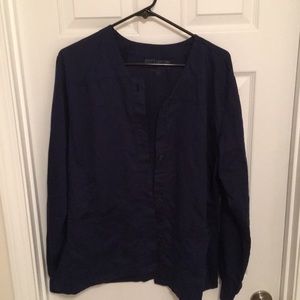 NAVY blue scrub jacket